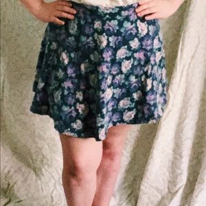 Mossimo floral skater skirt